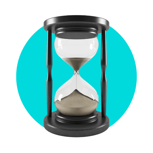 Image of an hourglass